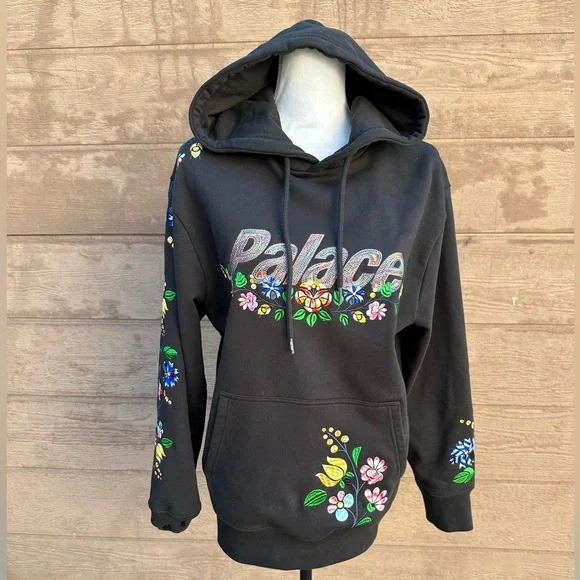 PALACE | Sweaters | Palace Flower Stitch Hoodie | Poshmark